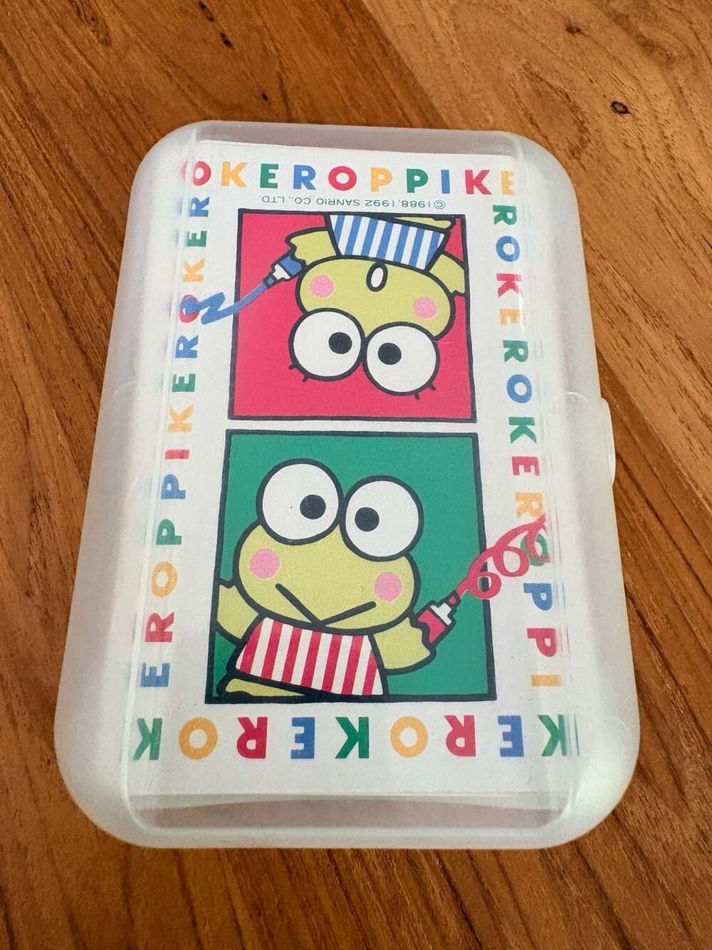 Sanrio Keroppi Vintage Playing Cards 1996 JAPAN / Netherlands / Rare ( TUB 2 )